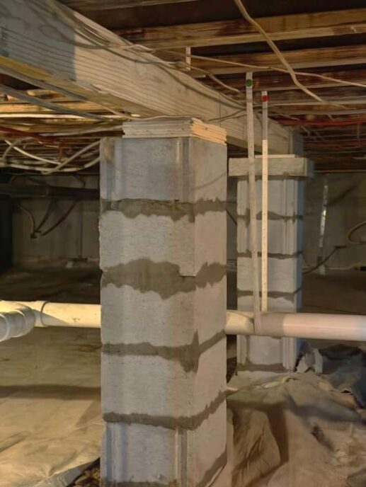After Mount Pleasant SC Crawlspace Structural Repair