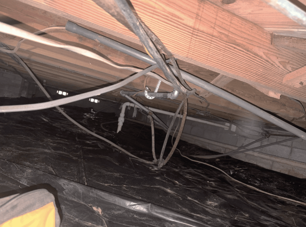 Before Crawlspace Structural Repair in Charleston, SC